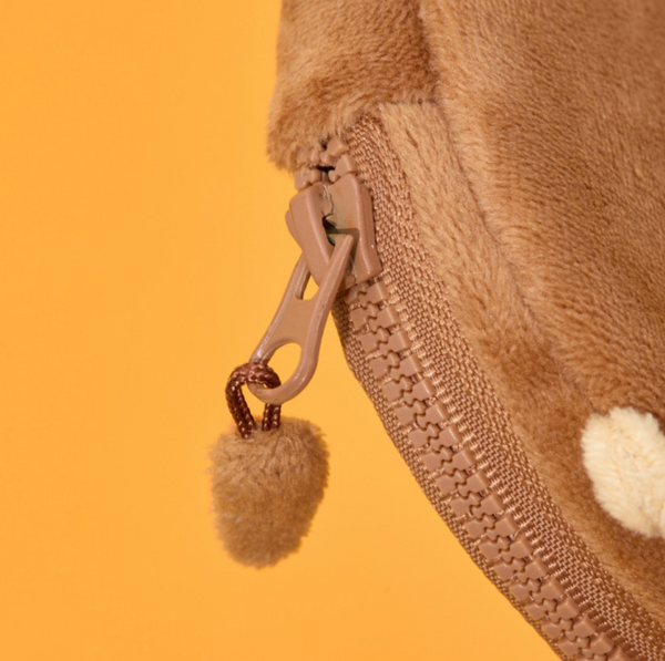 [JOGUMAN STORE] Woody Throw Away Flat Pouch