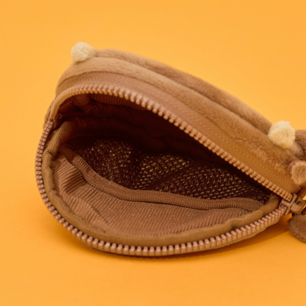 [JOGUMAN STORE] Woody Throw Away Flat Pouch