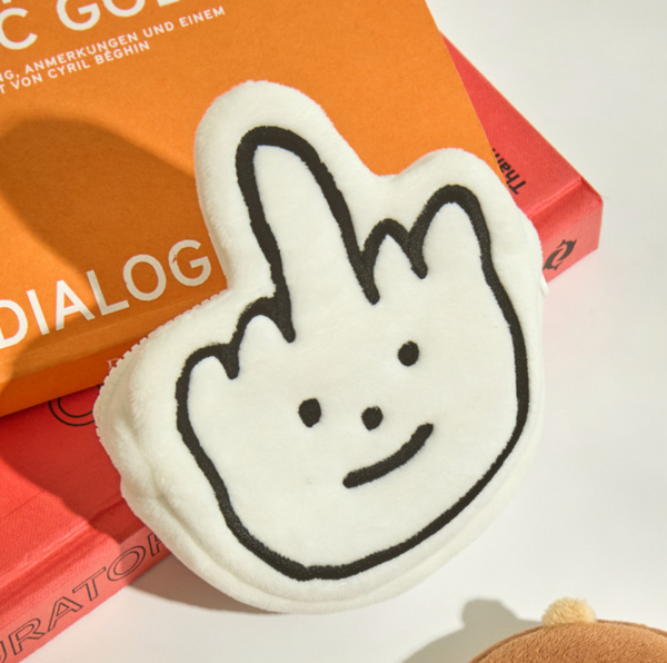 [JOGUMAN STORE] Throw Away Finger Flat Pouch