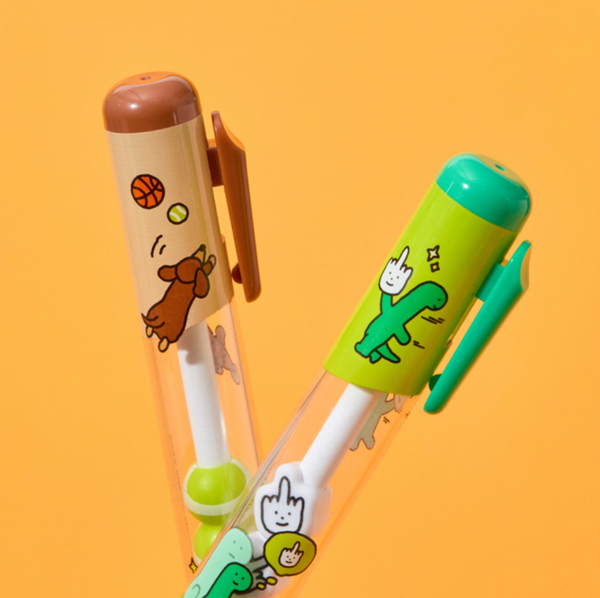 [JOGUMAN STORE] Woody Throw Away Beads Ball Pen