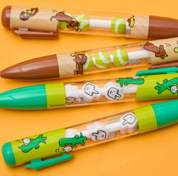 [JOGUMAN STORE] Woody Throw Away Beads Ball Pen