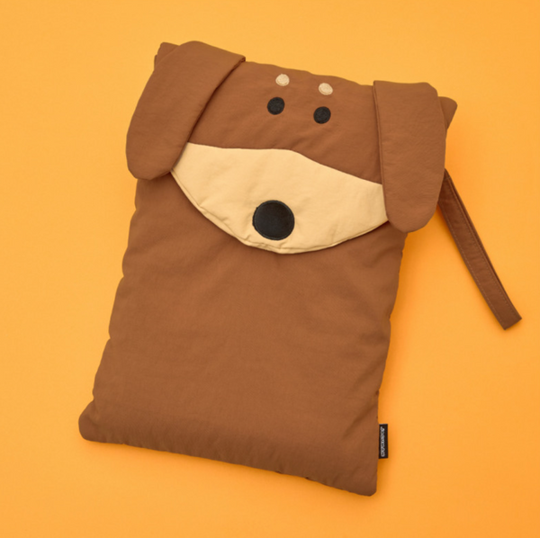 [JOGUMAN STORE] Brachio & Woody Throw Away Picnic Mat & Pouch Set