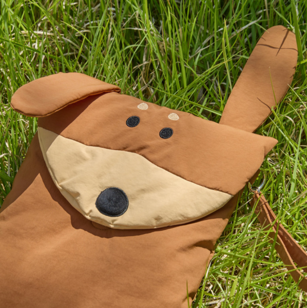 [JOGUMAN STORE] Brachio & Woody Throw Away Picnic Mat & Pouch Set