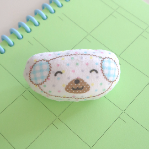 [FLUFFY BROOCH] Color Dot Puppy