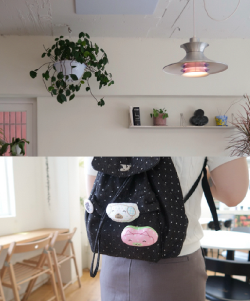 [FLUFFY BROOCH] Color Dot Puppy