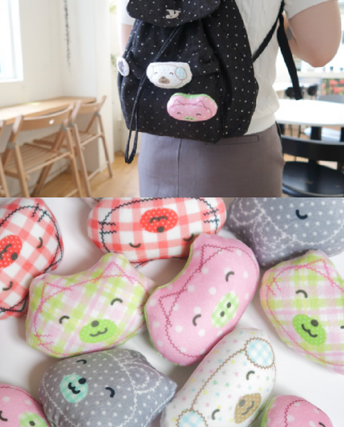 [FLUFFY BROOCH] Pink Dot Pig