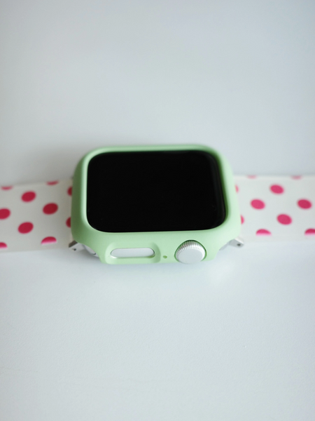[mdrlife] Lovely Hot Pink Dot Apple Strap
