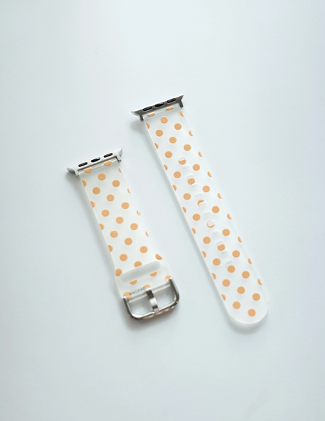 [mdrlife] Refreshing Orange Dot Apple Strap