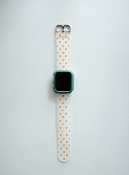 [mdrlife] Refreshing Orange Dot Apple Strap