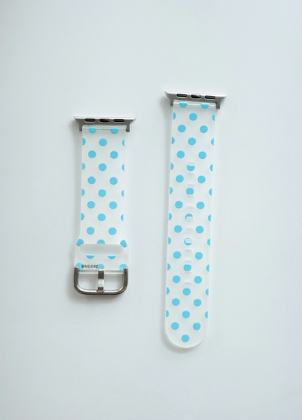[mdrlife] Clear Sky Dot Apple Strap