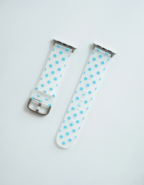 [mdrlife] Clear Sky Dot Apple Strap