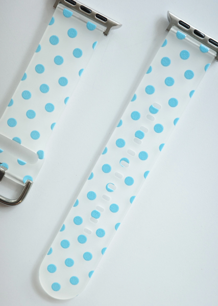 [mdrlife] Clear Sky Dot Apple Strap