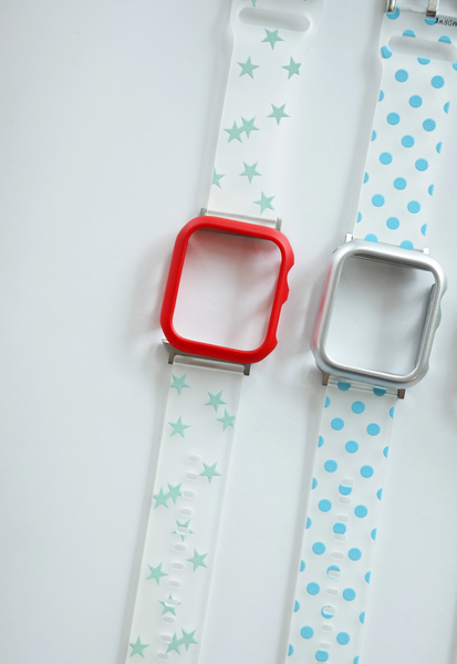 [mdrlife] Clear Sky Dot Apple Strap