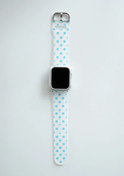 [mdrlife] Clear Sky Dot Apple Strap