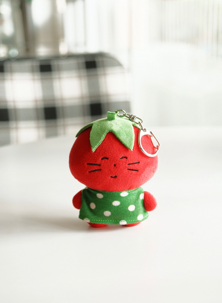 [mdrlife] Tomato Neco Doll Keyring