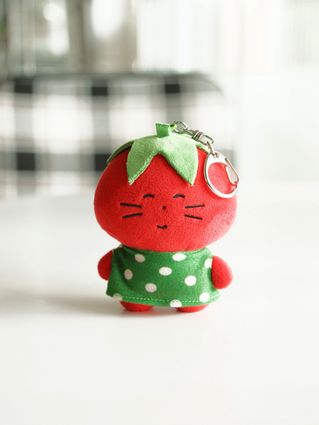 [mdrlife] Tomato Neco Doll Keyring