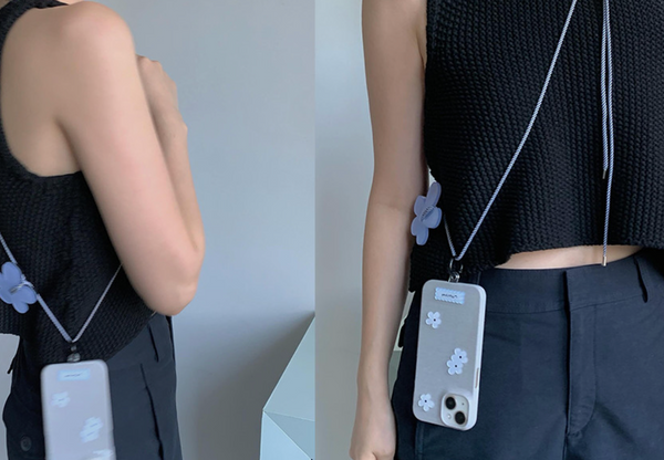 [Loumoi] Flower Phone Ring Strap