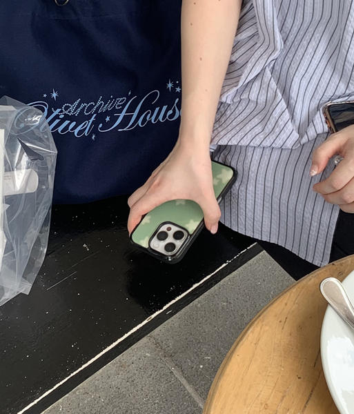 [OLIVET] I Love Glass Bumper Case (Magsafe)