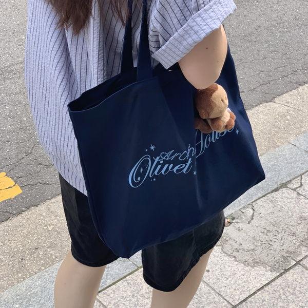 [OLIVET] Archive. Eco Bag Navy