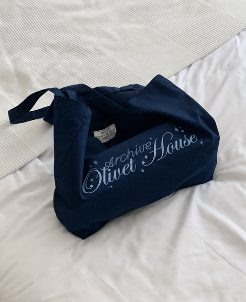 [OLIVET] Archive. Eco Bag Navy