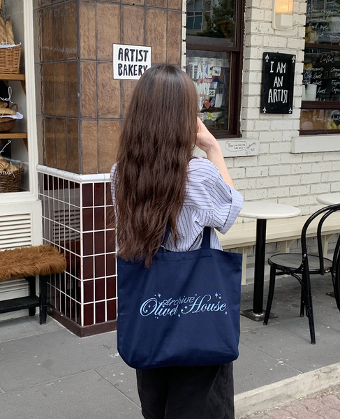 [OLIVET] Archive. Eco Bag Navy