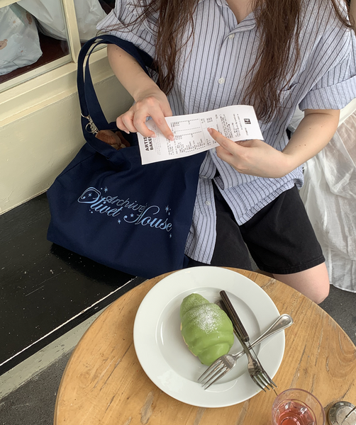 [OLIVET] Archive. Eco Bag Navy