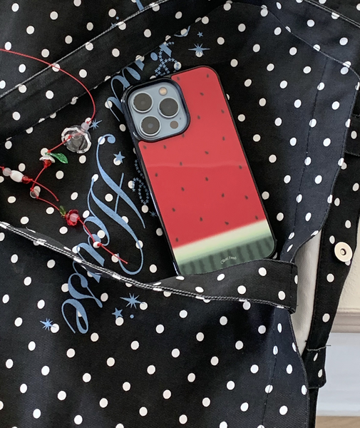 [OLIVET] Watermelon Glass Bumper Case (Magsafe)
