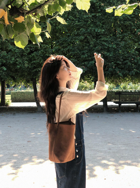 [SLOWAND] Loader Cowhide Minimal Leather Bag