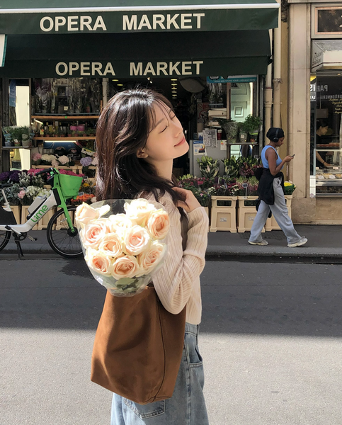 [SLOWAND] Loader Cowhide Minimal Leather Bag