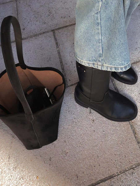 [SLOWAND] Loader Cowhide Minimal Leather Bag