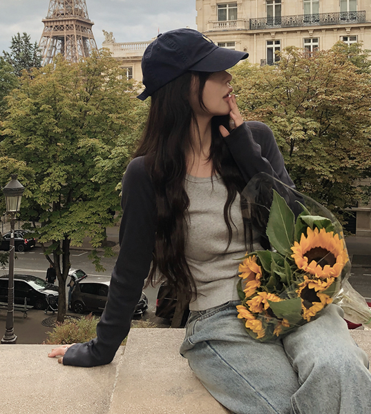 [SLOWAND] # SLOWMADE Raglan Cotton T-shirt