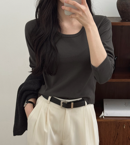 [SLOWAND] # SLOWMADE Raglan Cotton T-shirt