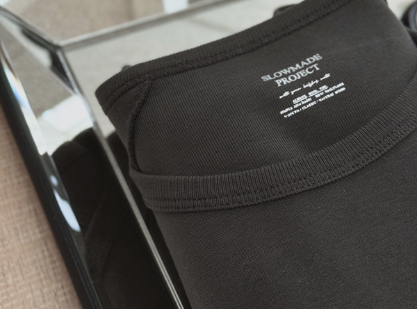 [SLOWAND] # SLOWMADE Raglan Cotton T-shirt