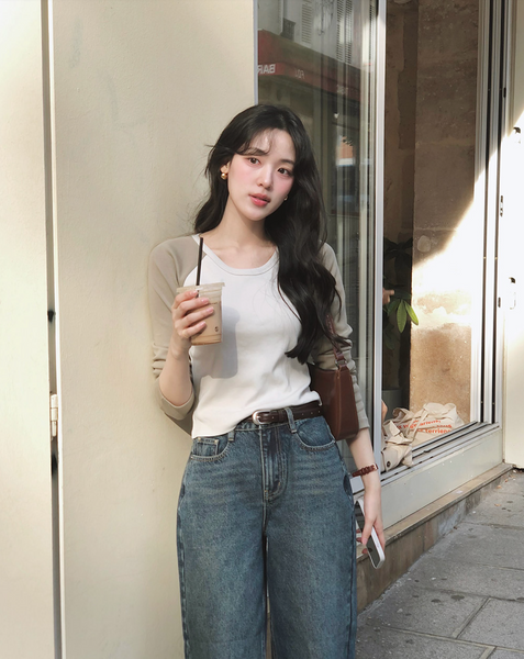 [SLOWAND] # SLOWMADE Raglan Cotton T-shirt