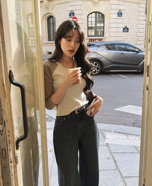 [SLOWAND] # SLOWMADE Raglan Cotton T-shirt