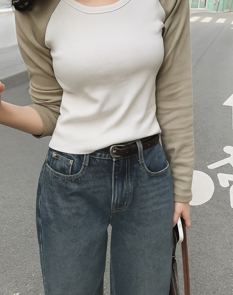 [SLOWAND] # SLOWMADE Raglan Cotton T-shirt