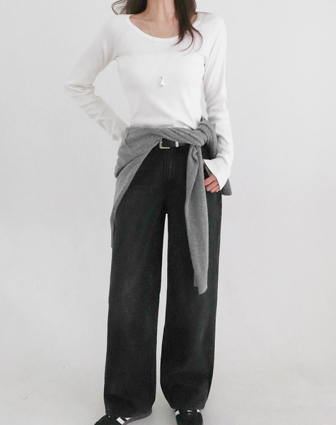 [SLOWAND] # SLOWMADE Raglan Cotton T-shirt