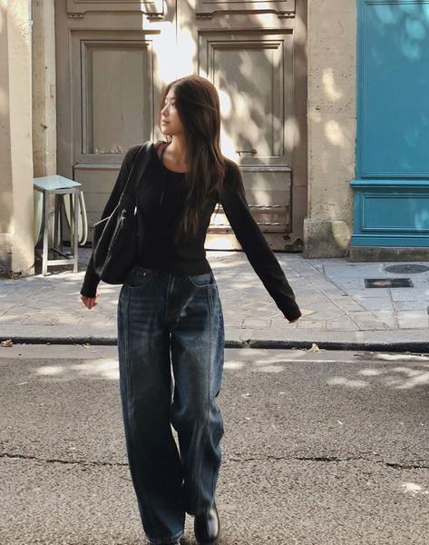 [SLOWAND] # SLOWMADE Raglan Cotton T-shirt