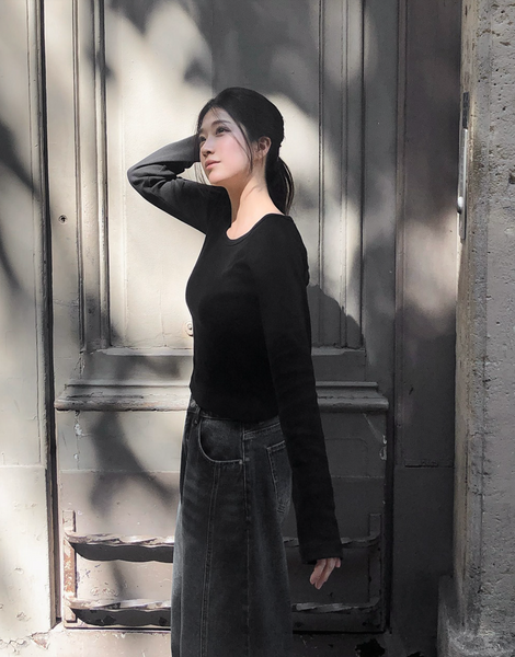 [SLOWAND] # SLOWMADE Raglan Cotton T-shirt