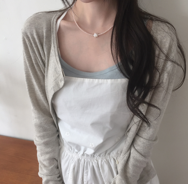 [moat] Coral Star Necklace (Silver925)