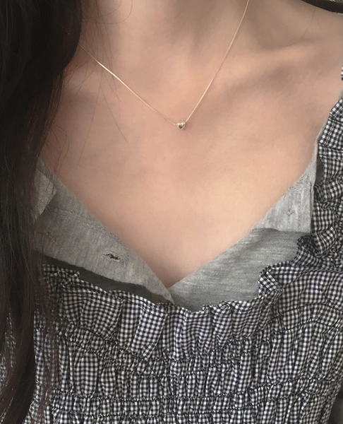 [moat] Smooth Necklace (Silver925)