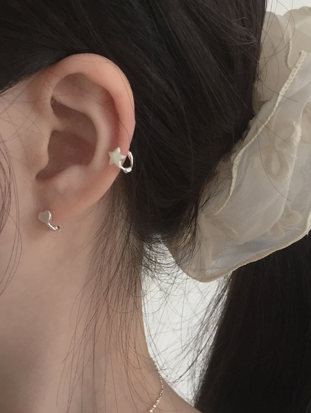 [moat] Matt Mini Star Earring (Silver925)