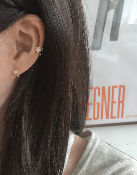 [moat] Matt Mini Star Earring (Silver925)