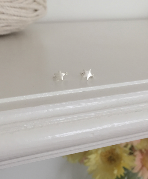 [moat] Matt Mini Star Earring (Silver925)