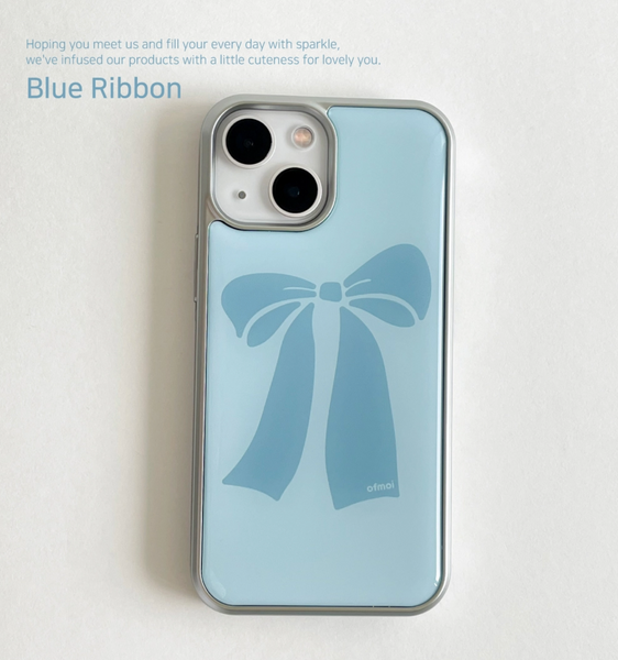 [ofmoi] Blue Ribbon Silver Epoxy Case