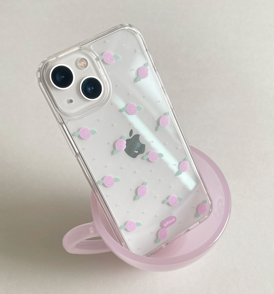 [ofmoi] Moni Rose Clear Hard Case