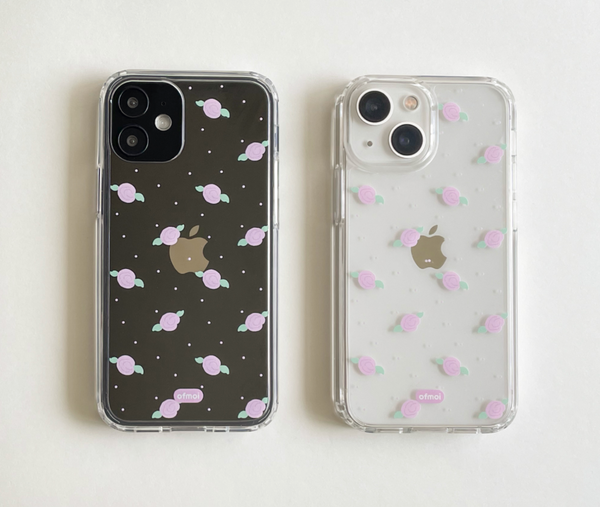 [ofmoi] Moni Rose Clear Hard Case
