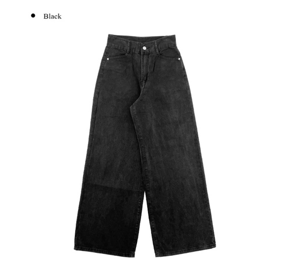 [anyonemore] Loader Back Pocket Long Wide Cotton Pants