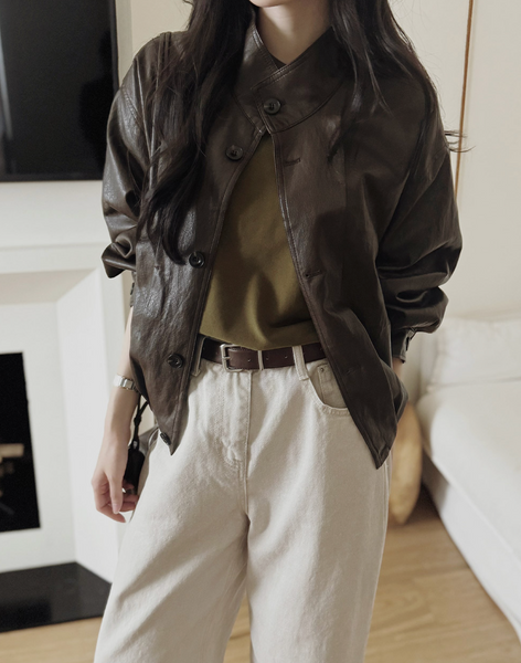 [SLOWAND] ONLY SLOW Balance Soft Warm Peach Napping T-shirt