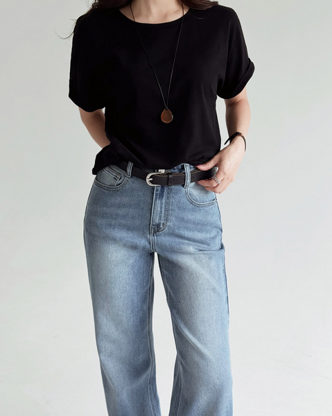 [SLOWAND] ONLY SLOW Balance Soft Warm Peach Napping T-shirt